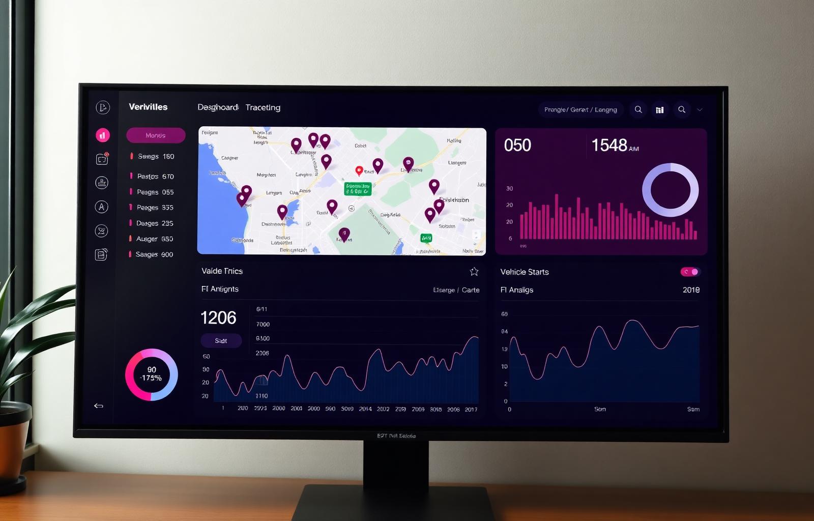 GPS dashboard