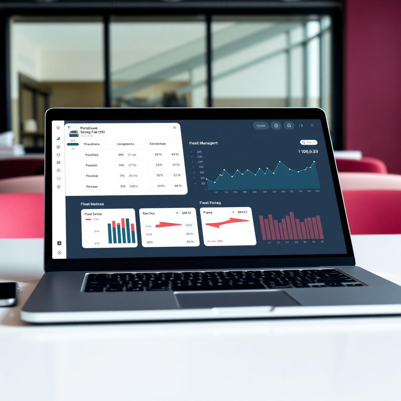 Fleet management dashboard